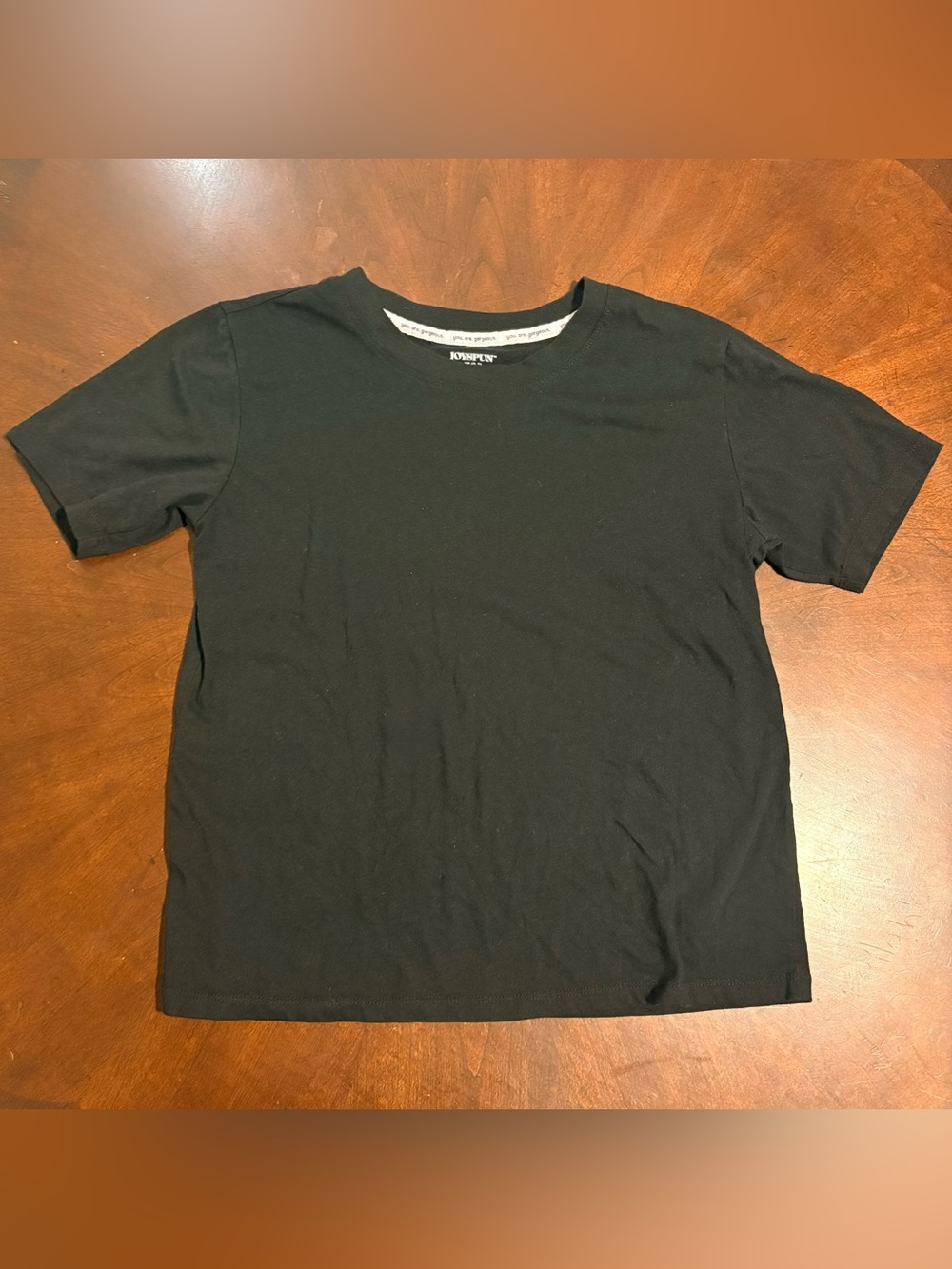Joyspun Women’s Black Solid T Shirt X Small Great Condition